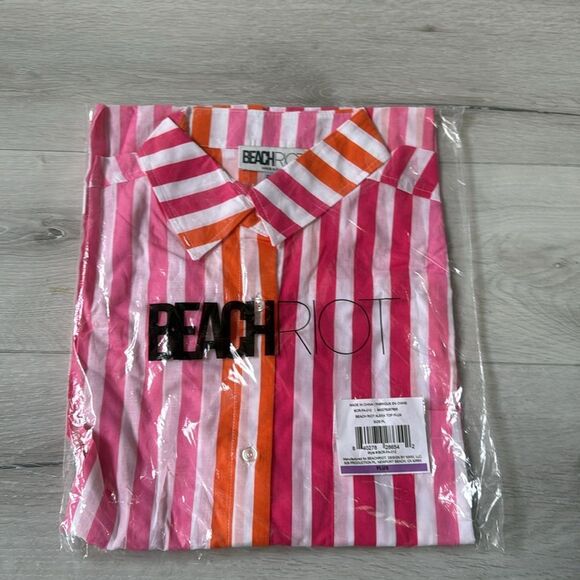 BEACH RIOT
ALEXA TOP plus size PL STRIPES NWT in packaging - Picture 4 of 5